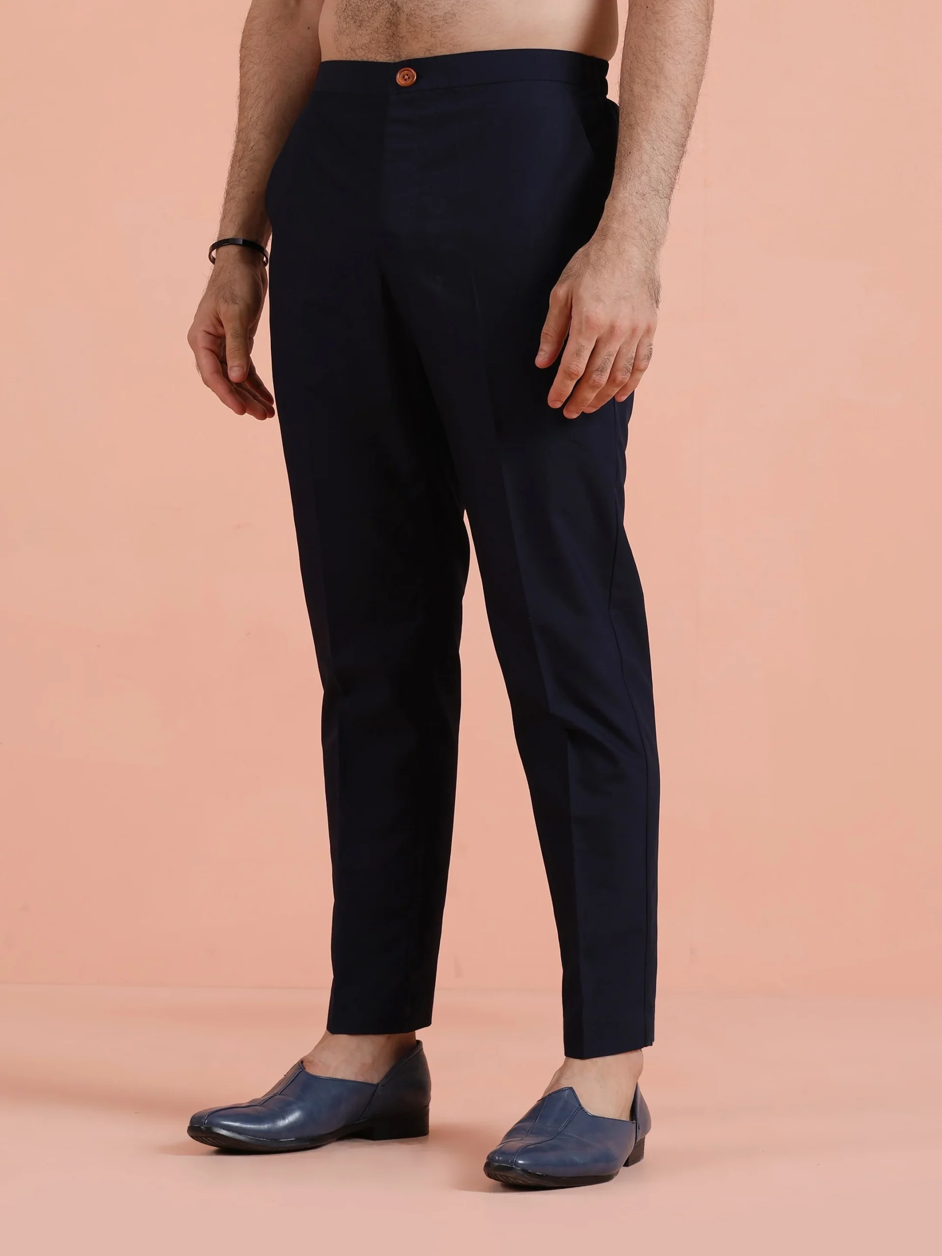 Men’s Grey Floral Silk Blend Kurta Set | Regular Fit Festive Ethnic Wear - Image 2