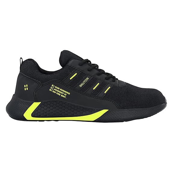 Men's Everyday Water-Repellent Casual Lace-Up Sneakers – Black - Image 2