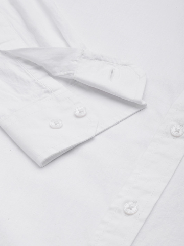 Men's Regular Fit Pure Cotton Casual Shirt – White - Image 2