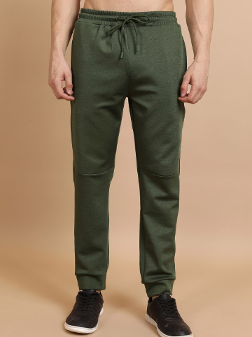 Men's Regular Fit 2-Piece Active Tracksuit – Solid Green - Image 4