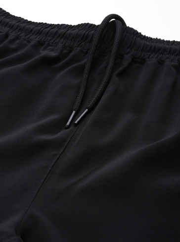Men's Regular Fit 2-Piece Active Tracksuit – Solid Black - Image 2